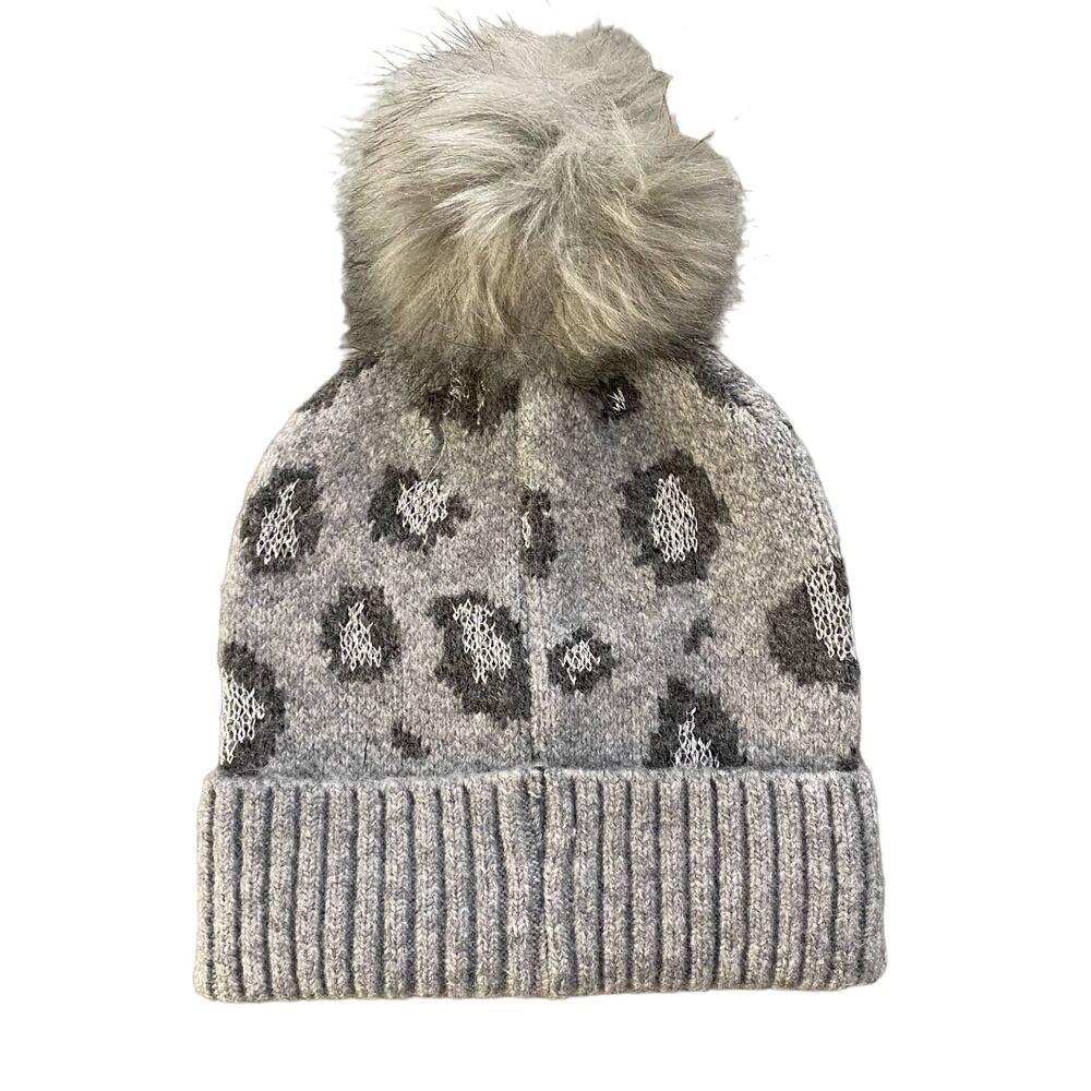 INC INTERNATIONAL CONCEPTS Leopard Shine Beanie